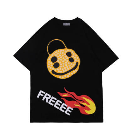 free smily face tee