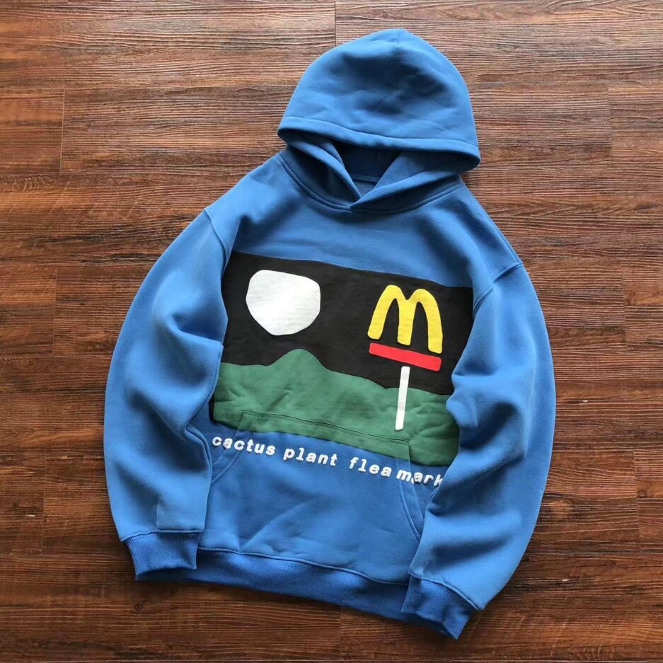 Cactus Plant Flea Market Blue Hoodie