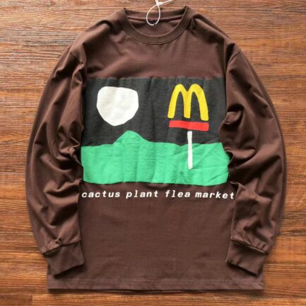 Cactus Plant Flea Market Brown Sweatshirt