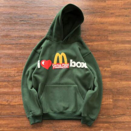 Cactus Plant Flea Market MCDONALD Green Hoodie