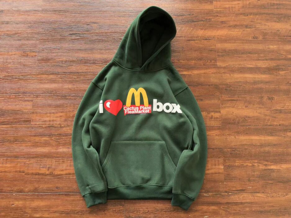 Cactus Plant Flea Market MCDONALD Green Hoodie