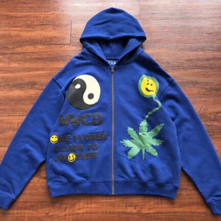 WWCD Cactus Plant Flea Market Blue Hoodie